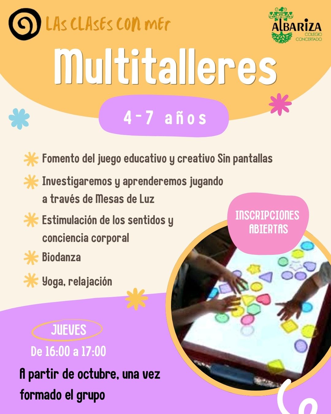 CARTEL aaee taller multisensorial